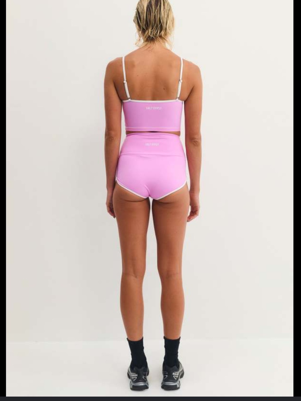 Free People x Salt Gypsy Betty High Waisted Surf Bottoms Pink XS NWT